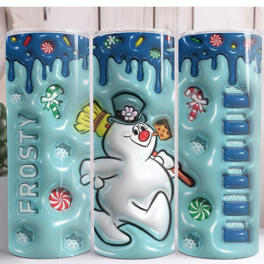Snowman Frosty 20oz Skinny Tumbler