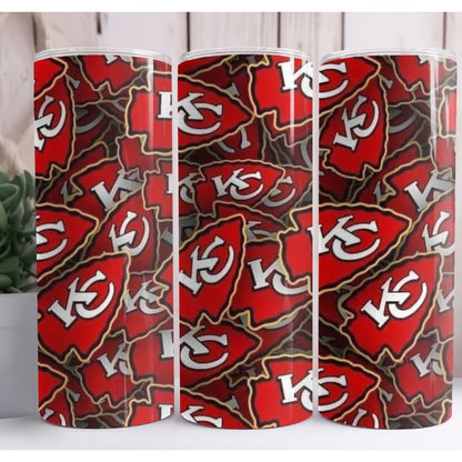 Kansas City Chiefs 20oz Skinny Tumbler