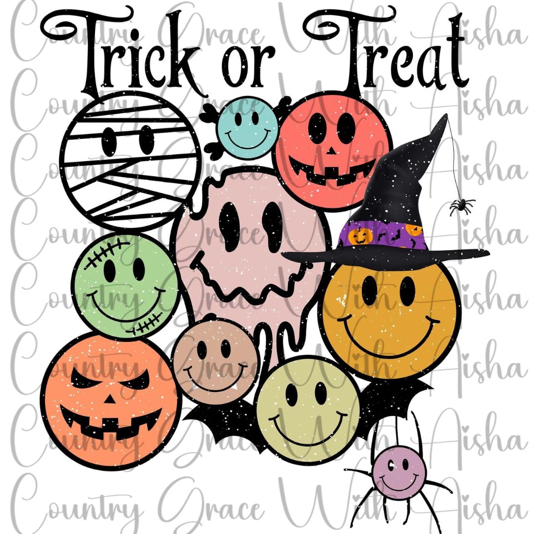 Trick Or Treat Ready to Press Sublimation Transfer