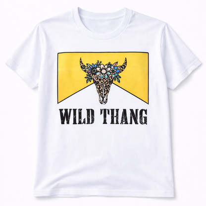 Wild Thang Yellow Graphic Tee Shirt