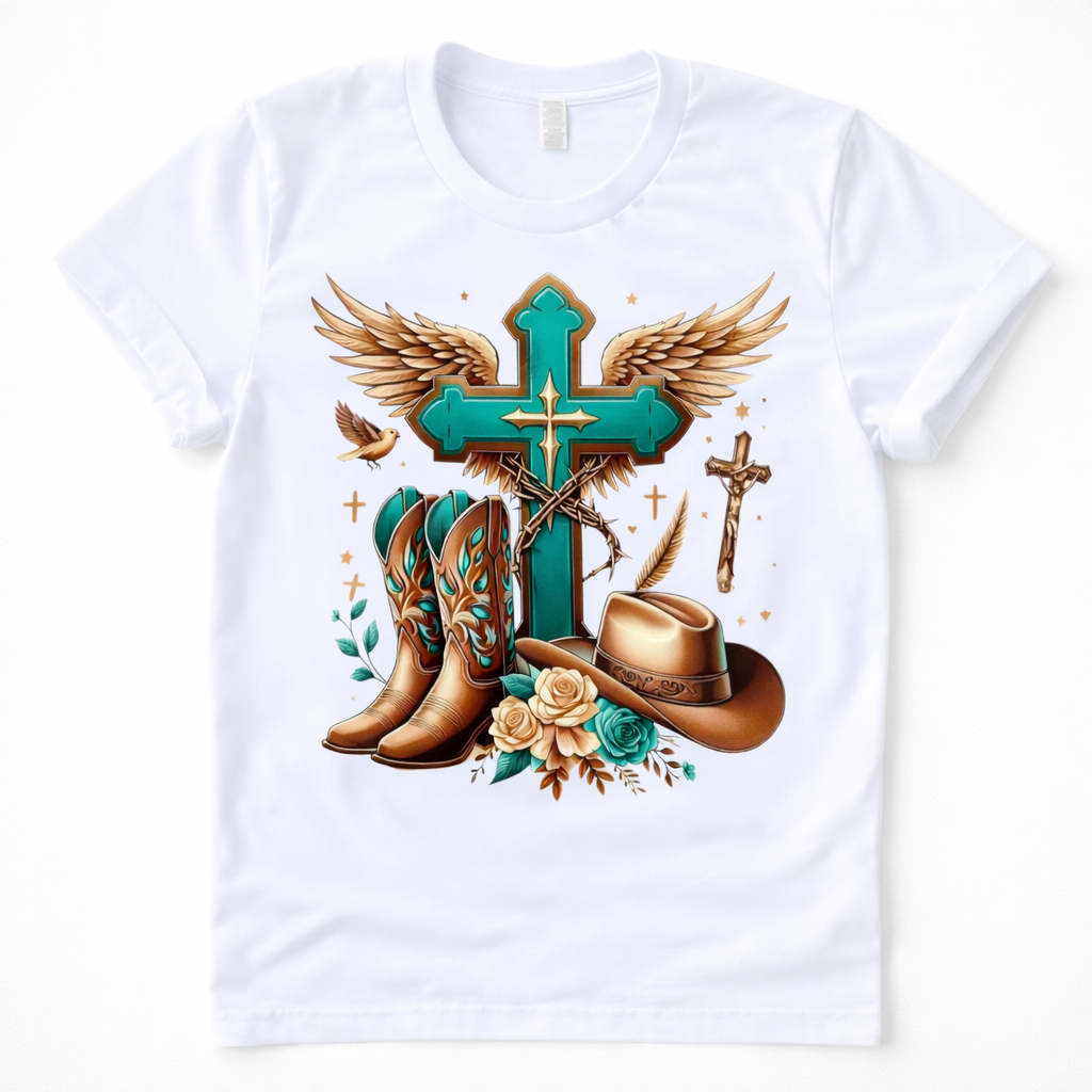 Cross Western Graphic T-Shirt