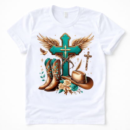 Cross Western Graphic T-Shirt