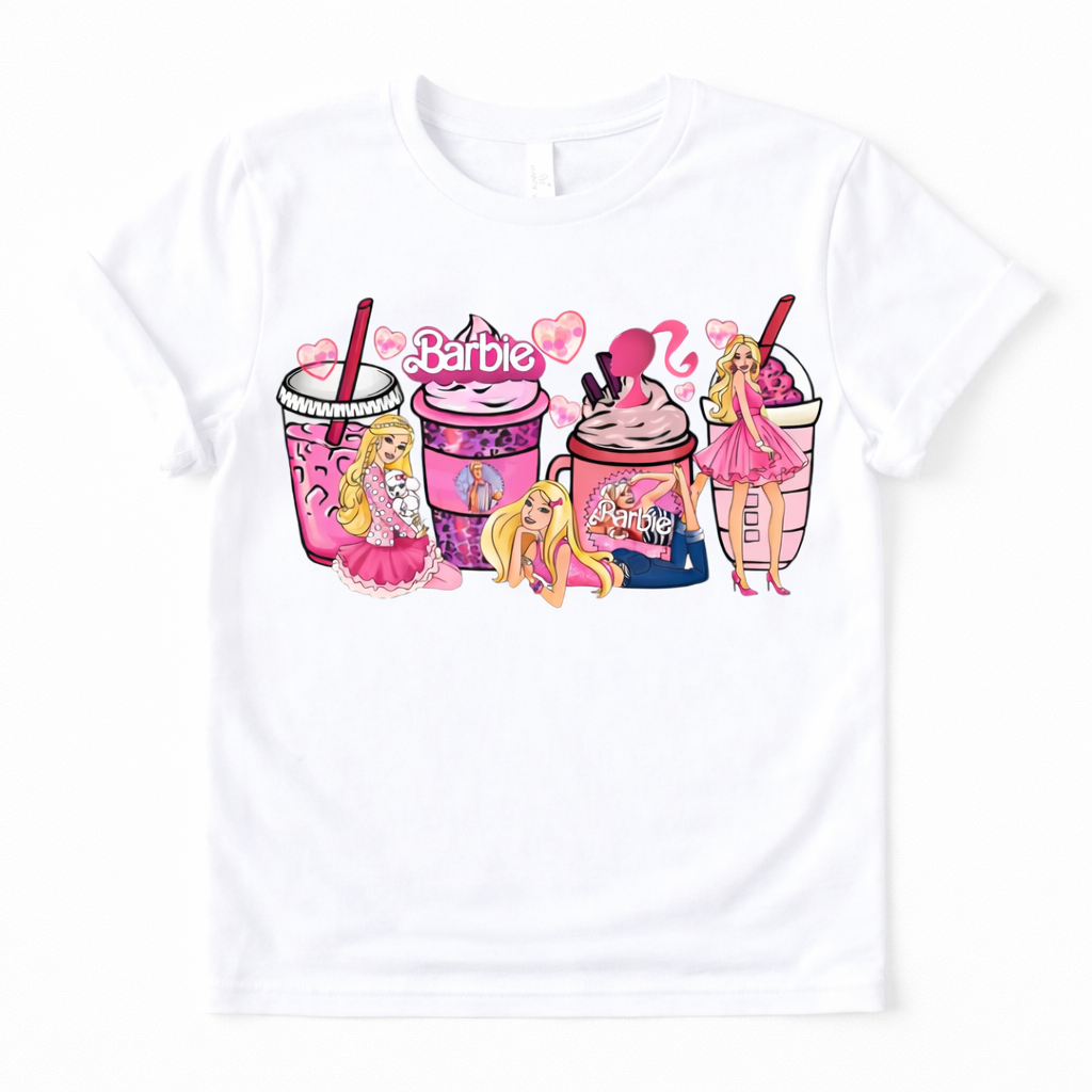 Barbie Coffee Graphic T-Shirt