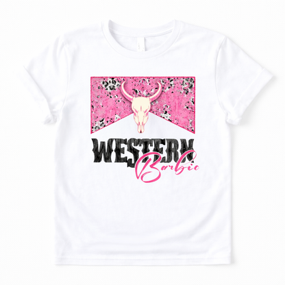 Western Barbie Graphic T-Shirt