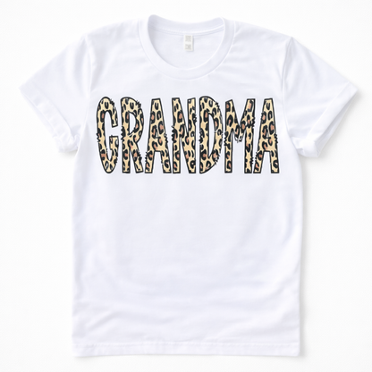 Grandma Animal Print Western Graphic T-Shirt