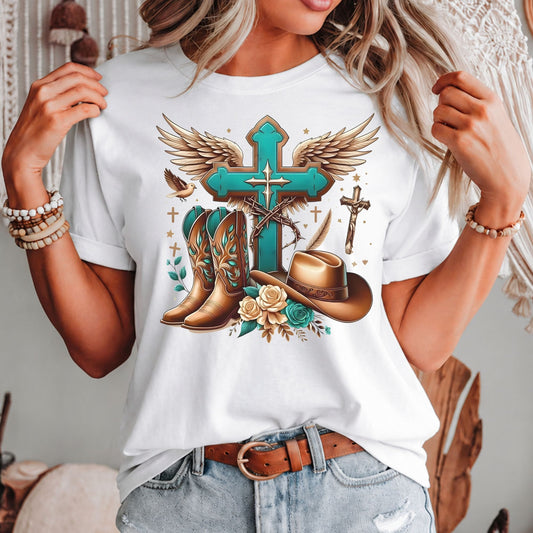 Cross Western Graphic T-Shirt