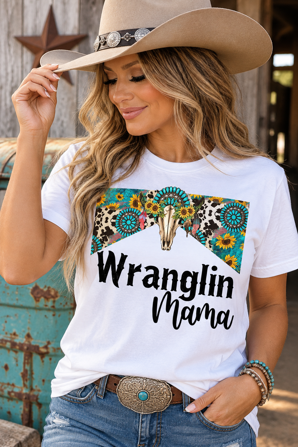 Wranglin Mama Graphic T-Shirt