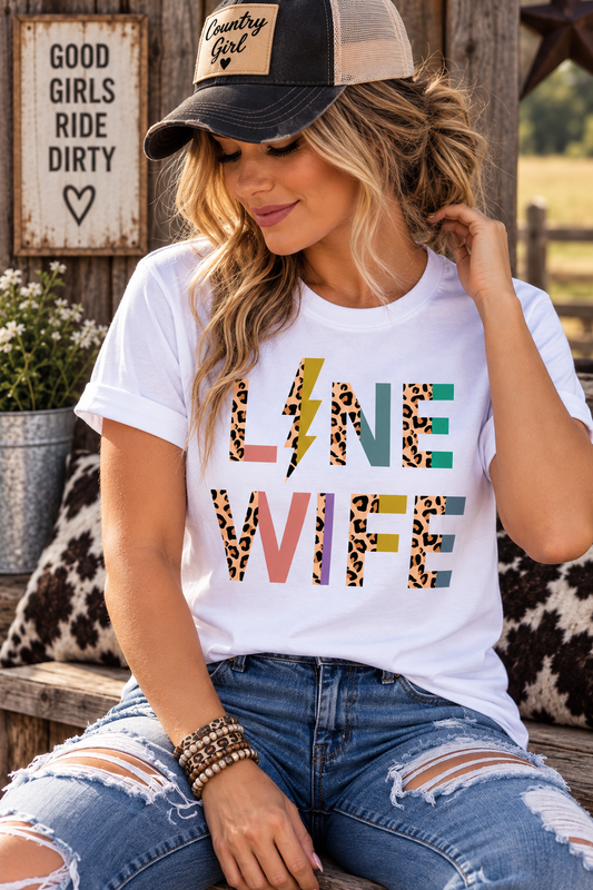 Line Wife Graphic T-Shirt