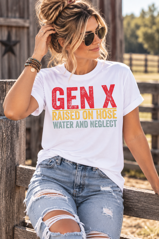 GenX Water Hose and Neglect Graphic T-Shirt