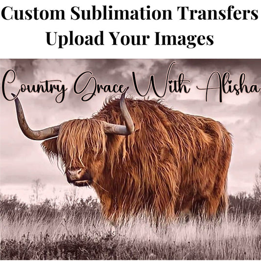 Custom Ready To Press Sublimation Transfer