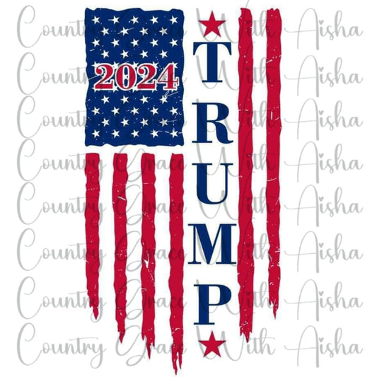 Trump Flag Ready to Press Sublimation Transfer