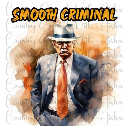 Trump Smooth Criminal Ready to Press Sublimation Transfer