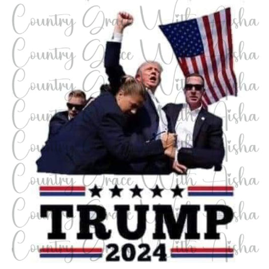 Trump 2024 Ready to Press Sublimation Transfer