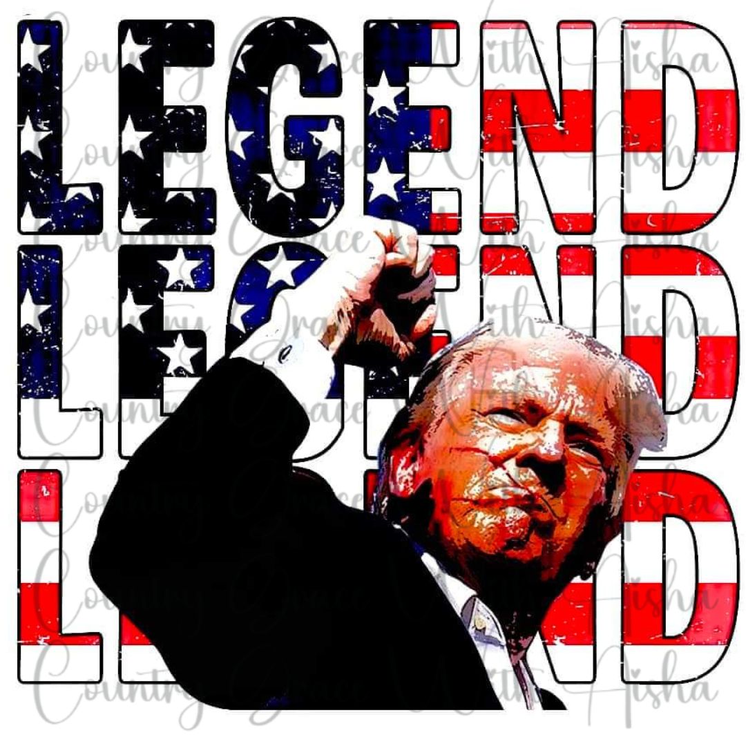 Trump Legend Ready to Press Sublimation Transfer