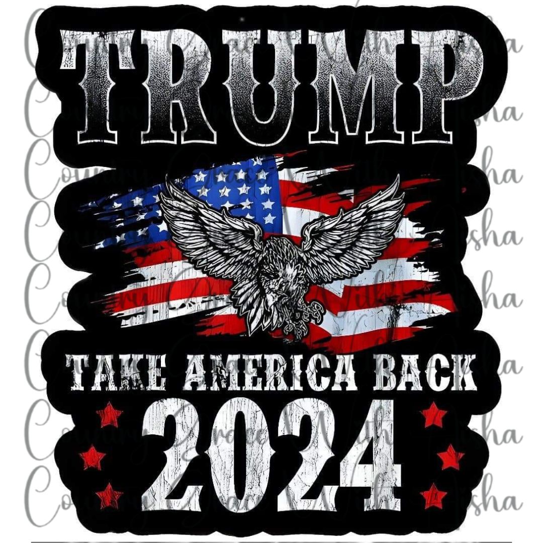 Trump 2024 Ready to Press Sublimation Transfer