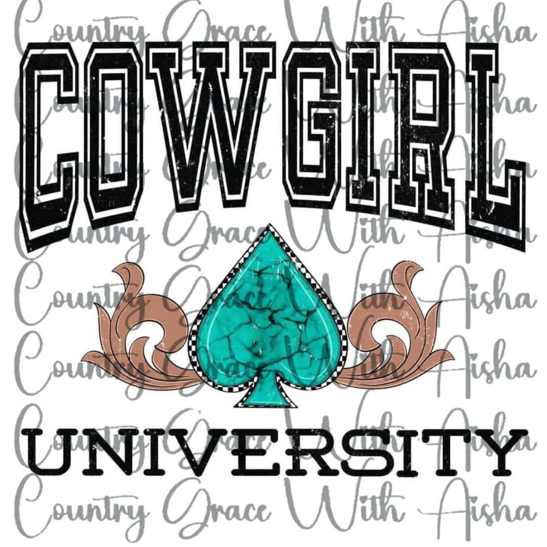 Cowgirl Ready to Press Sublimation Transfer