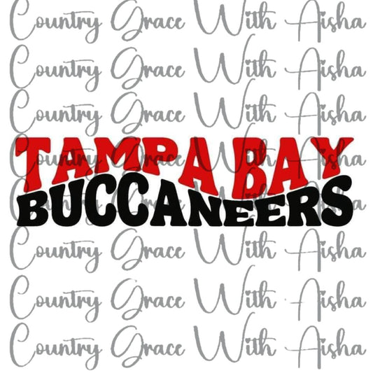 Buccaneers Football Ready to Press Sublimation Transfer