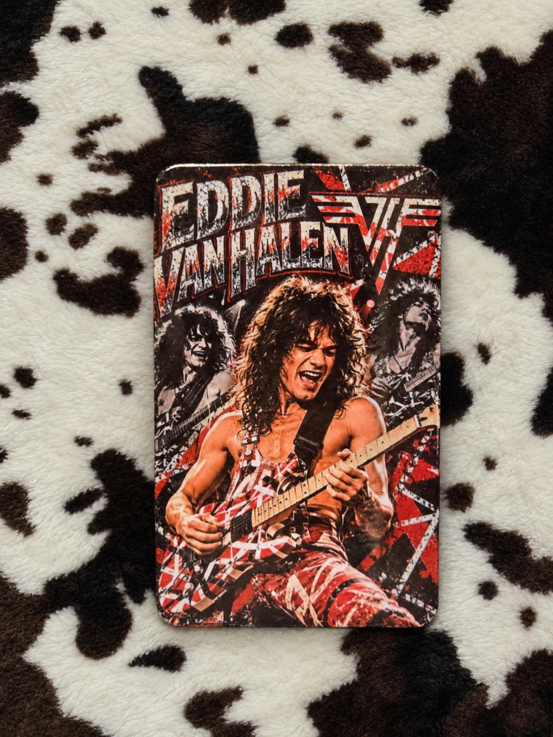 Eddie Van Halen Guitarist Rock Music Magnet 2.3 x 3.6 Inch Vertical