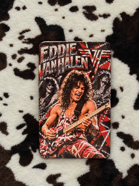 Eddie Van Halen Guitarist Rock Music Magnet 2.3 x 3.6 Inch Vertical