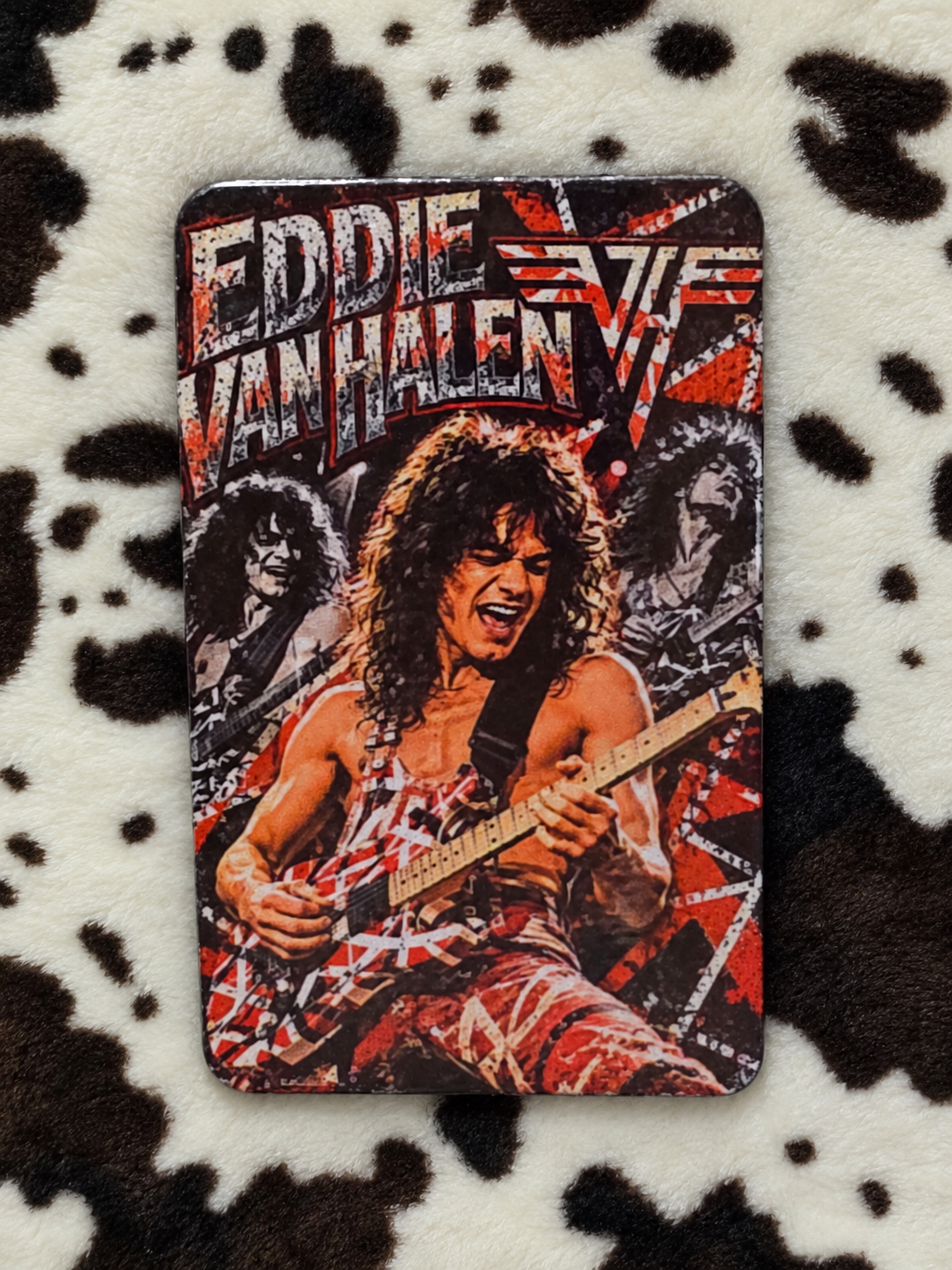 Eddie Van Halen Guitarist Rock Music Magnet 2.3 x 3.6 Inch Vertical