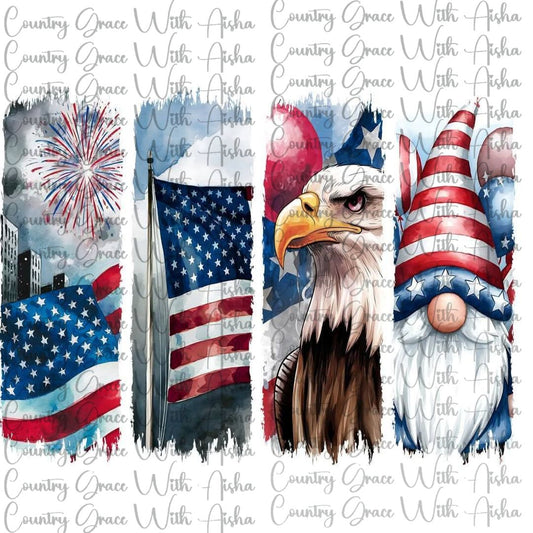 July 4th Ready to Press Sublimation Transfer