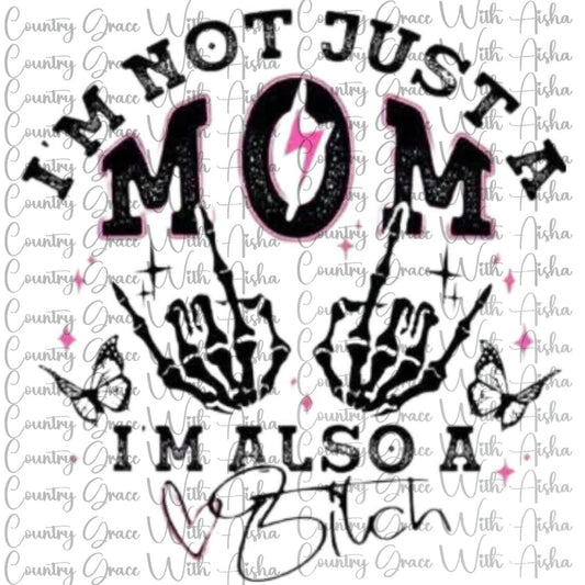 Just A Mom Ready to Press Sublimation Transfer