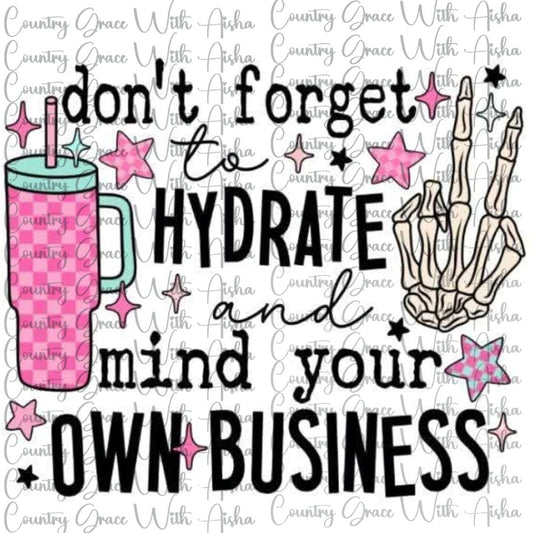 Mind Your Business Ready to Press Sublimation Transfer