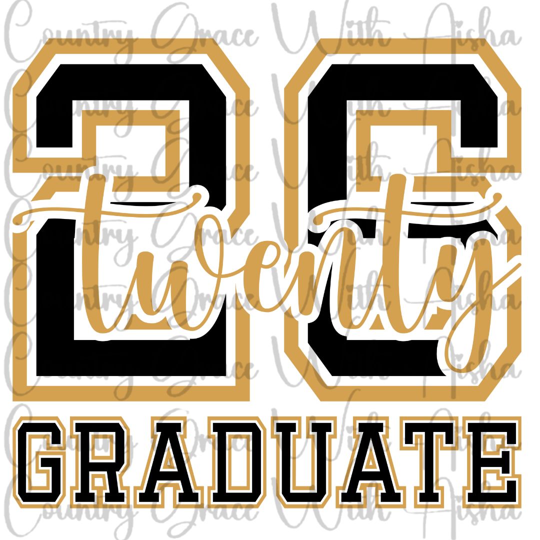 Graduate 2026 Ready to Press Sublimation Transfer