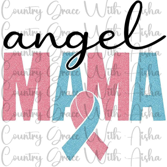 Angel Mama Ready to Press Sublimation Transfer