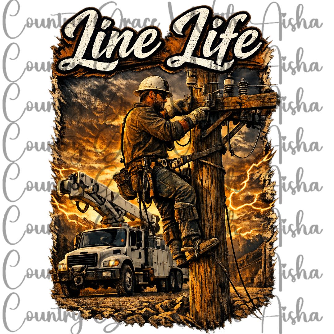 Line Life Ready to Press Sublimation Transfer