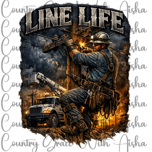 Line Life Ready to Press Sublimation Transfer