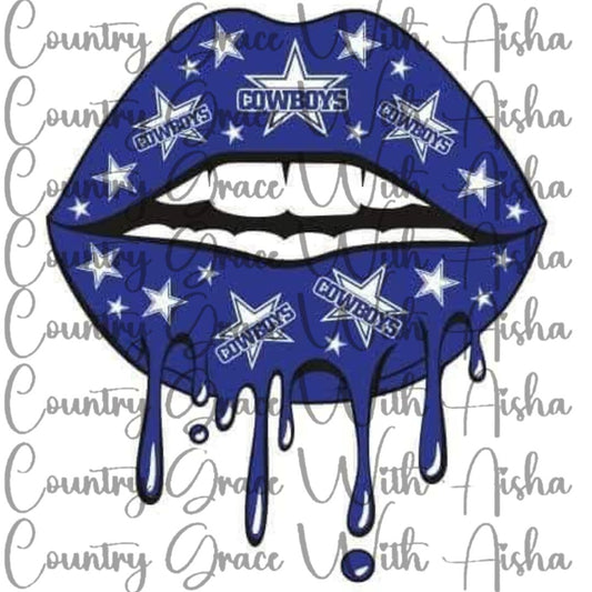 Cowboys Football Ready to Press Sublimation Transfer