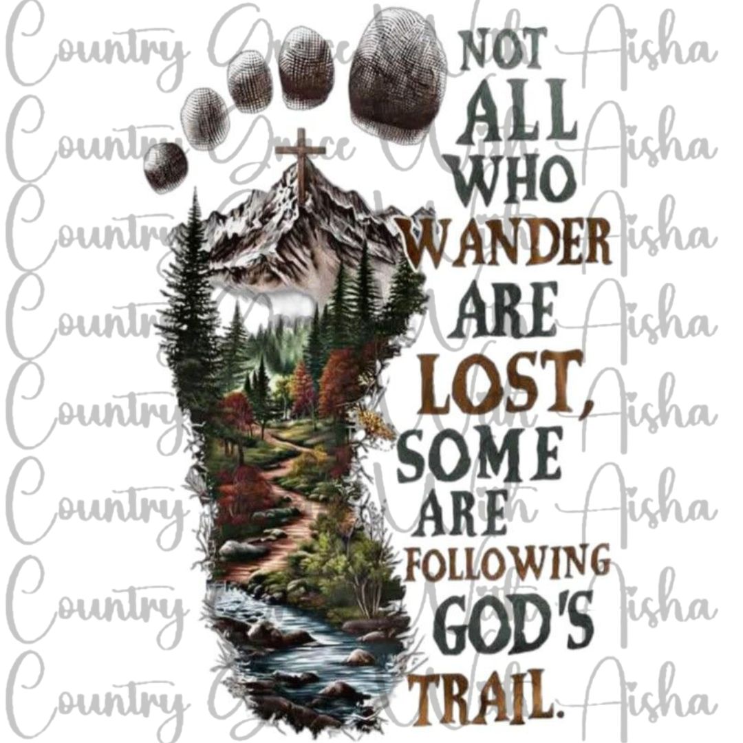Big Foot Wander Ready to Press Sublimation Transfer