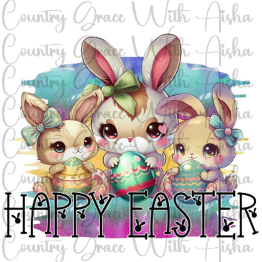 Easter Bunny Ready to Press Sublimation Transfer