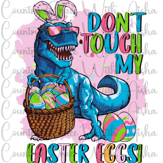 Easter Dinosaur Ready to Press Sublimation Transfer