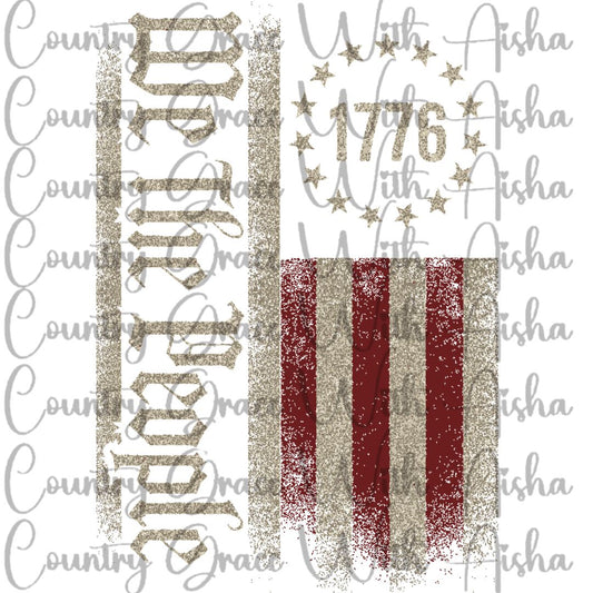 We The People Ready to Press Sublimation Transfer