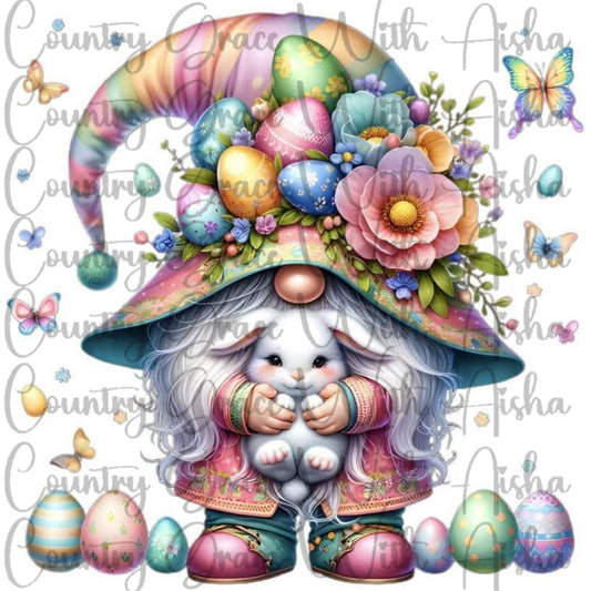 Gnome Easter Ready to Press Sublimation Transfer