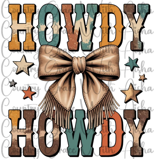 Howdy Howdy Ready to Press Sublimation Transfer