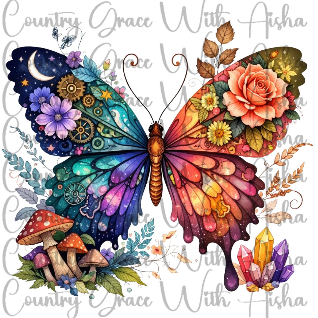 Butterfly Ready to Press Sublimation Transfer