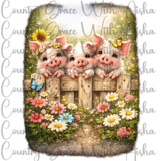 Pigs Ready to Press Sublimation Transfer