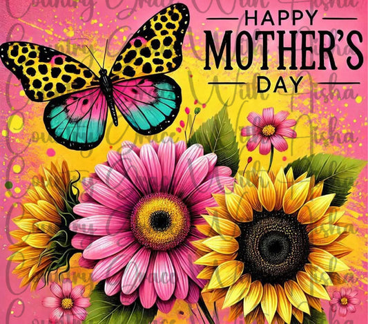 Mothers Day 20oz Skinny Tumbler Sublimation Transfer Wrap
