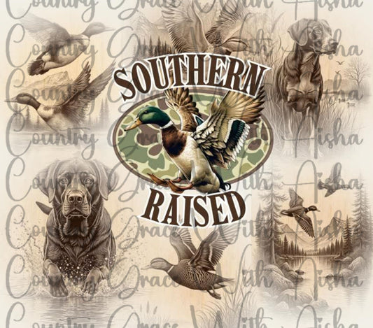 Southern Raised 20oz Skinny Tumbler Sublimation Transfer Wrap