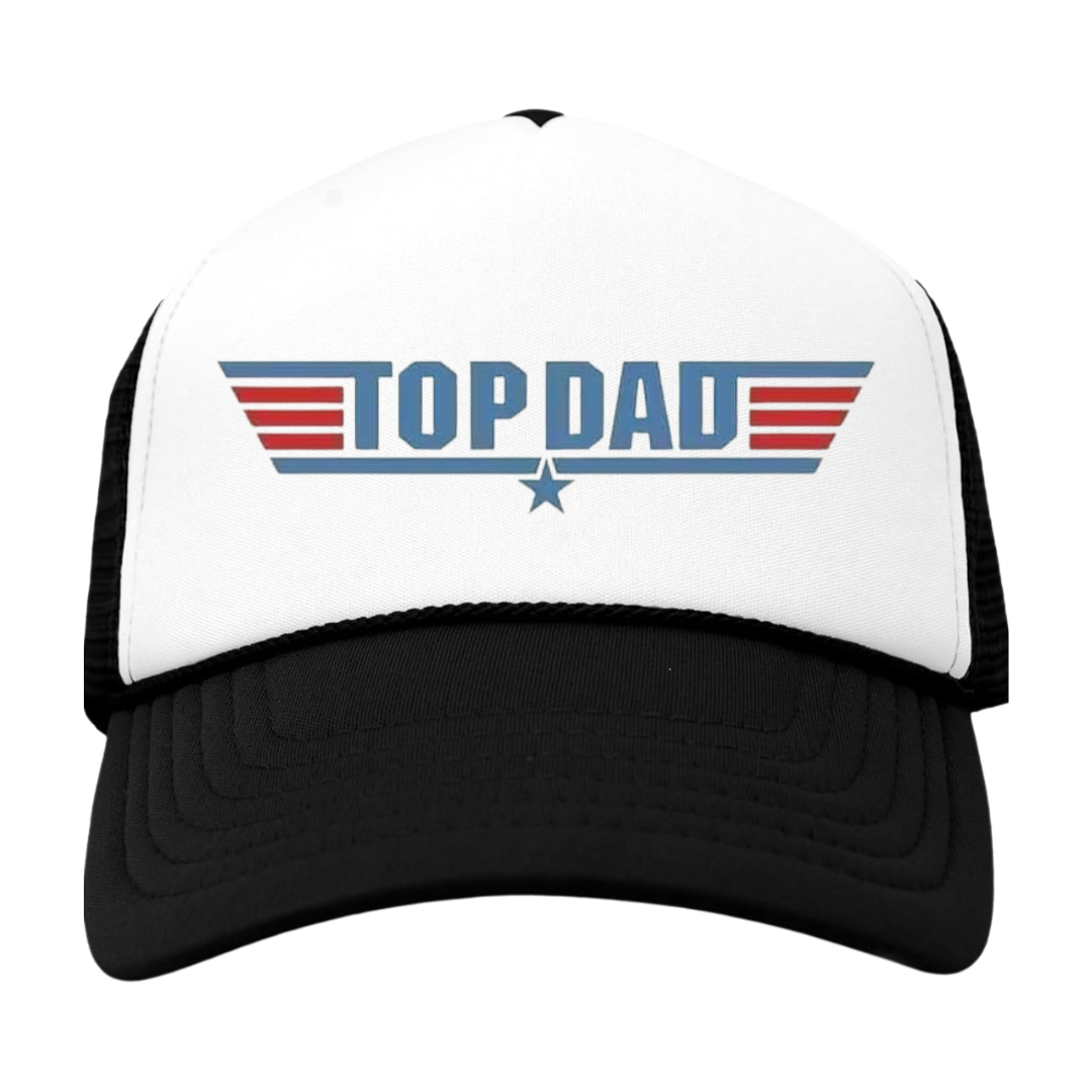 Top Dad Trucker Hat Snapback Foam Cap