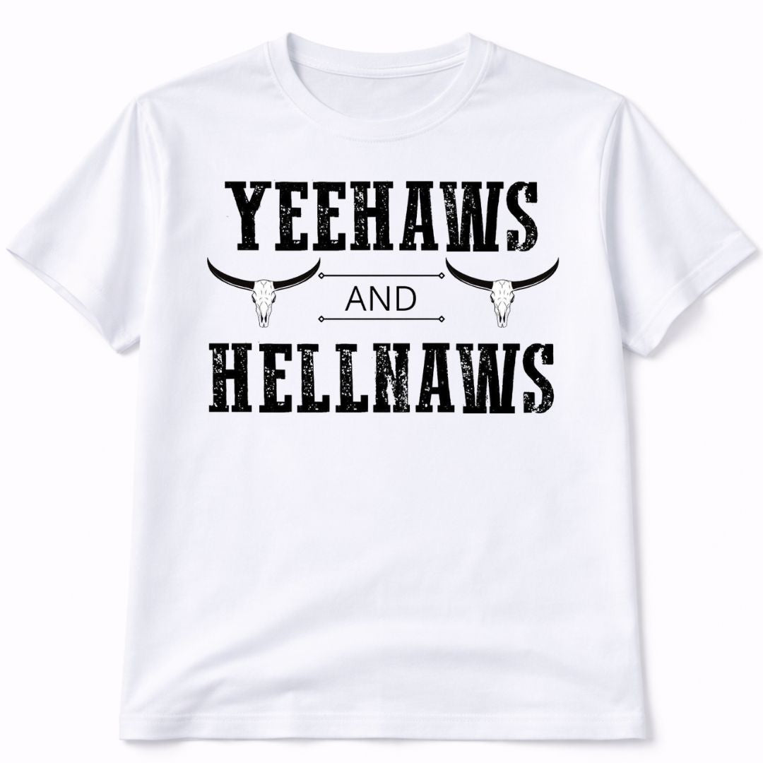 Yeehaws And Hellnaws Graphic T-Shirt