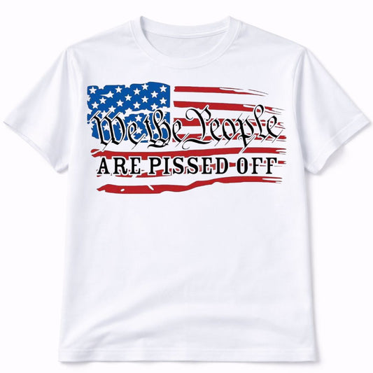 We The People American Flag Graphic T-Shirt