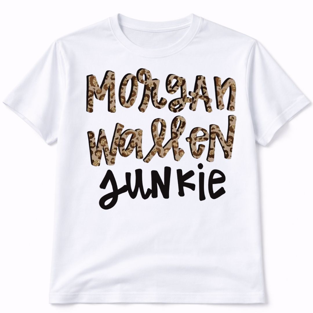Wallen Junkie Animal Print Graphic Tee