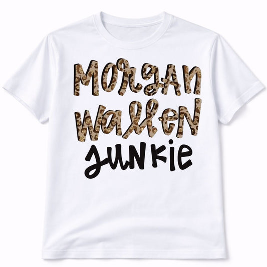 Wallen Junkie Animal Print Graphic Tee