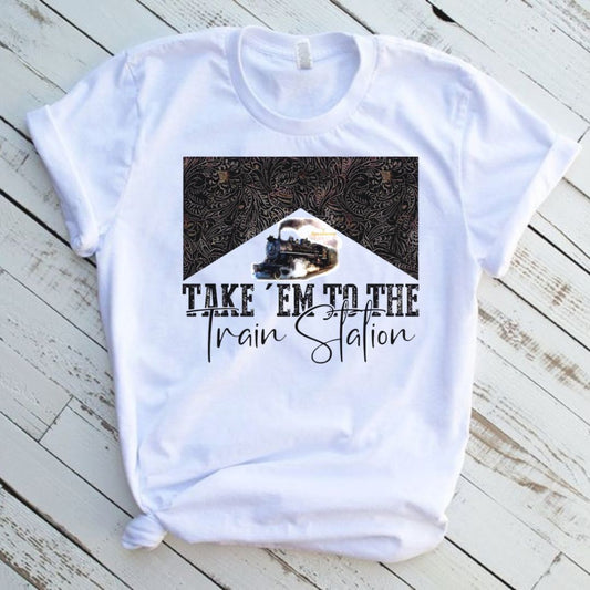 Take Them To The Train Station Yellowstone Graphic T-Shirt