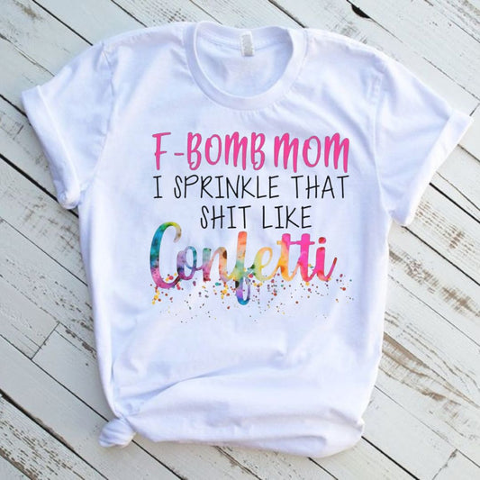 F-Bomb Mom Graphic T-Shirt