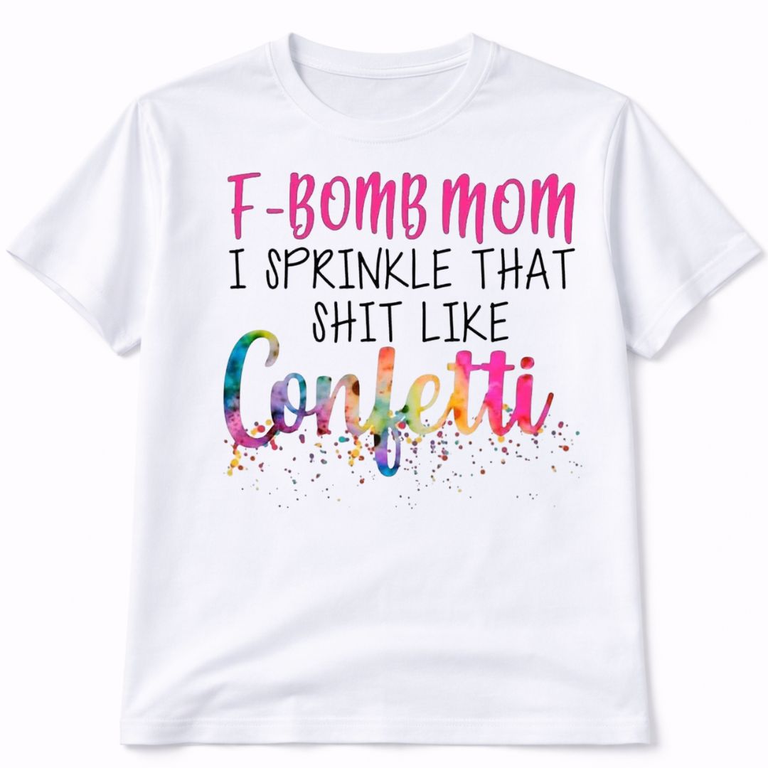 F-Bomb Mom Graphic T-Shirt